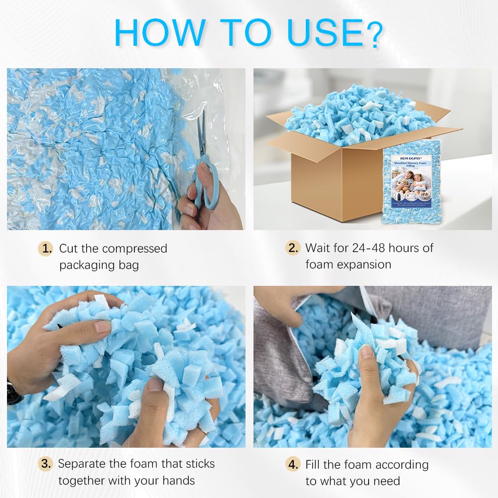 Hem Dgpsy plush toy stuffing, easy setup and low mess.