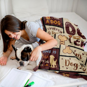 Henazin gift blanket for dog mom suitable for Mother’s Day