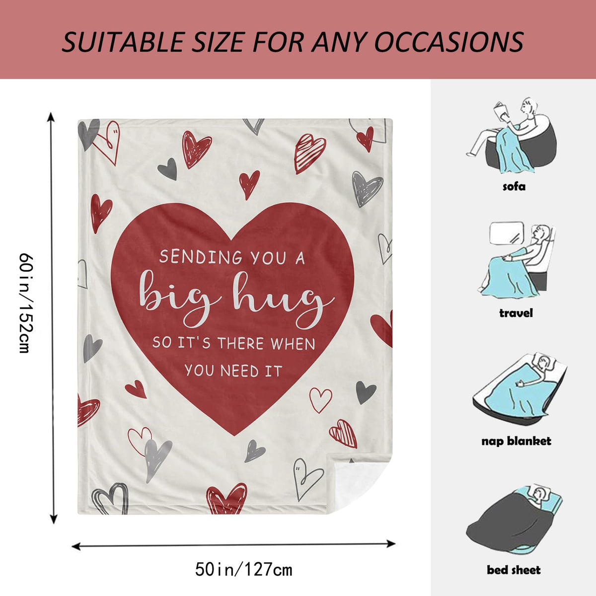 Henazin inspirational memorial gift delivers comforting sentiment for birthdays or remembrance.
