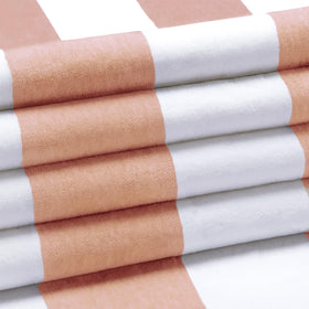 HENBAY quick-dry swim towel 70x35 in orange striped, perfect for beach days.