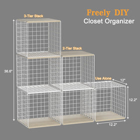 Hencawima clothes storage system in white for a modern wardrobe