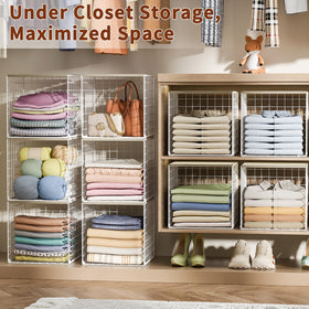 Hencawima compact wardrobe storage fits sweaters and accessories.