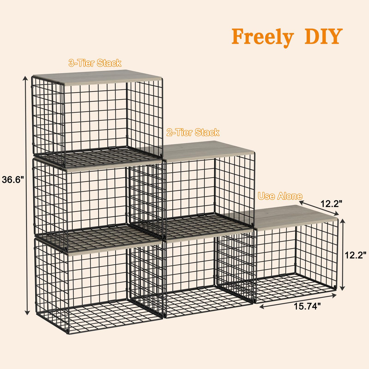 Hencawima easy-assembly unit with included tools and clear instructions