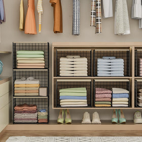 Hencawima modular closet cubes offering flexible clutter control for clothes and accessories