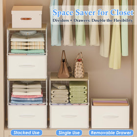 Open wire basket with smooth drawer for visibility