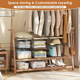 Hencawima space-saving design fits tight corners and narrow closets effectively