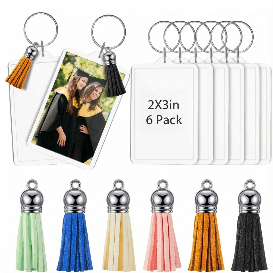 Henoyso 24-set clear acrylic photo frame for quick customization.