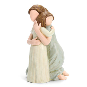 Hensonever mother-daughter figurine hand-painted detail enhances sentimental display.