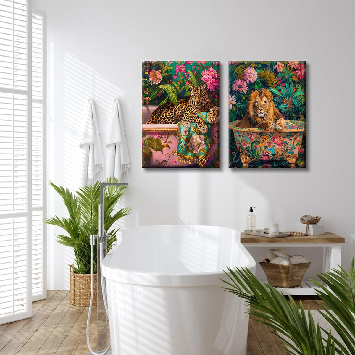 Henzuhaeeg ready-to-hang design simplifies setup and styling