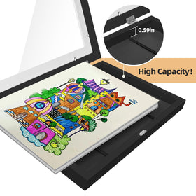 HEPFLANZE magnetic closure adds elegance and quick access to art