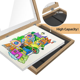 HEPFLANZE portrait and landscape hanging options for flexible wall layouts