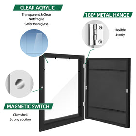 HEPFLANZE sawtooth hooks and hanging hardware for portrait or landscape use