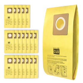 HeptaFiltra AH10243 20-pack vacuum bags front view shows durable design for secure fit.