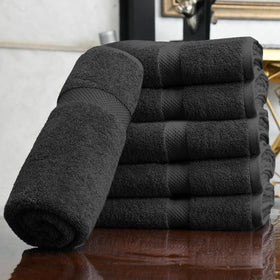 HERCULEAN Premium Bath Towels in a modern bathroom setup for daily use.