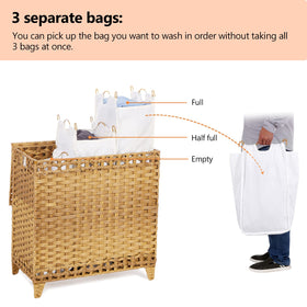 Hermina iron-frame with rattan lid offers sturdy support and dust protection