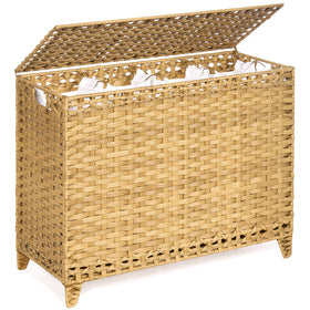 Hermina four-liner hamper with removable bags for easy sorting