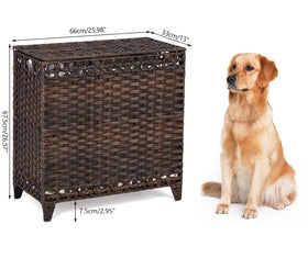 Hermina handwoven texture adds warmth to home storage solutions.
