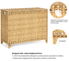 Hermina handwoven basket adds décor to any room