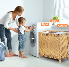 Hermina removable liner bags facilitate quick sorting and washing