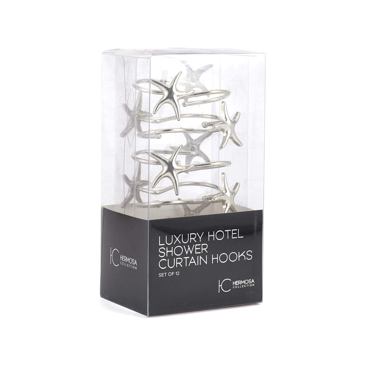Hermosa Collection starfish shower hook 12pack ships with reliable brand support.