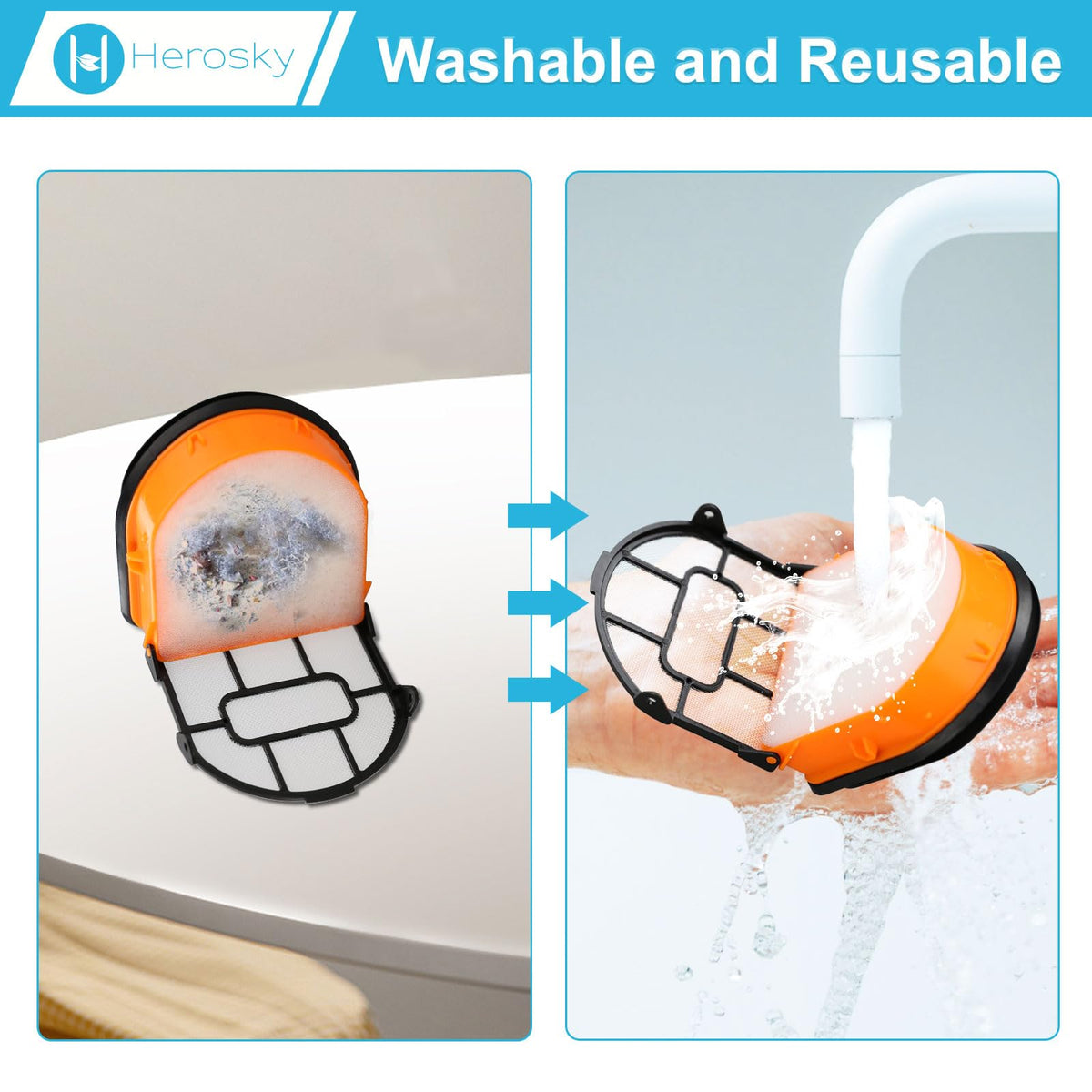 WD161 brush roller cleans sealed floors and rugs for versatile surface care.