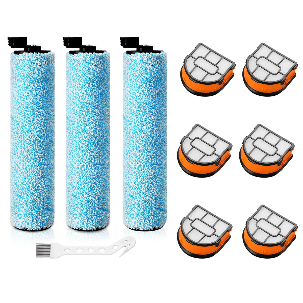 Herosky WD161 roller and filter kit packaging ready for easy Shark HydroVac installation.