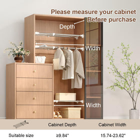 Hershii closet multi-purpose storage for wardrobe, kitchen, and bathroom.