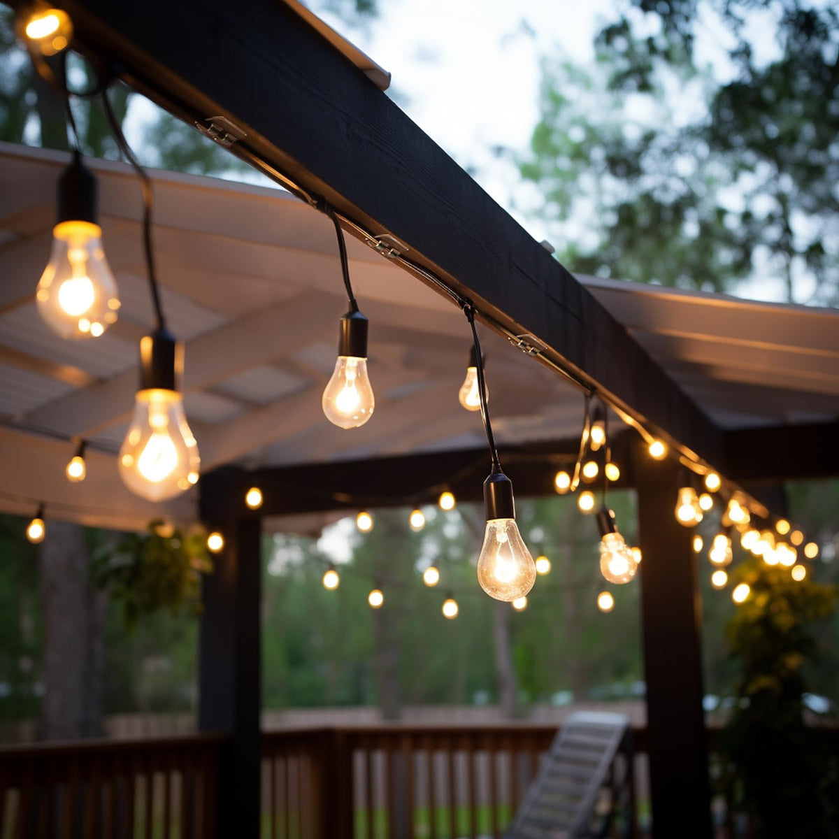 Hetyue heavy-duty clip for secure gutter, balcony, and deck lighting