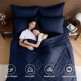 HEVUMYI premium microfiber close-up shows cloud-soft feel and reduced static