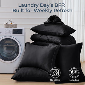 HEVUMYI pillowcases-20x30 offer soft, smooth surface for restful sleep.