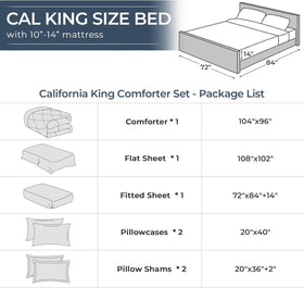 HEVUMYI dark grey bedding set styled for a calm, sleep-friendly room.