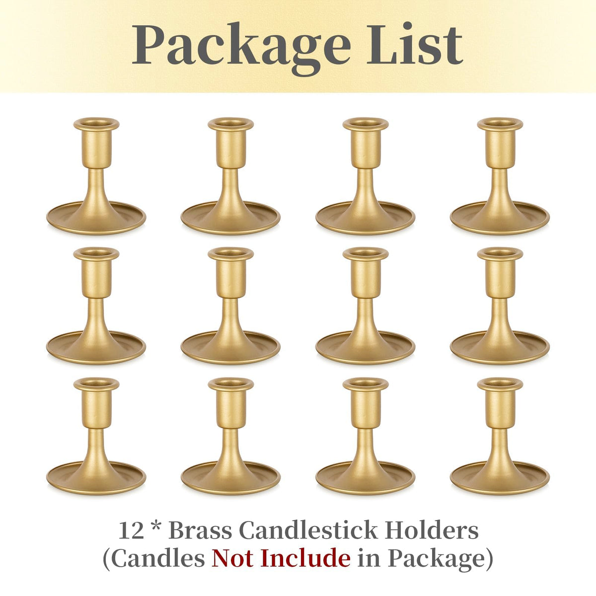 Hewory anti-corrosion brass holders resisting tarnish for lasting use
