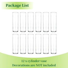 Hewory bulk vase pack enhances kitchen and living room decor.