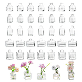Hewory small glass bud vases centerpieces ideal for elegant wedding tables