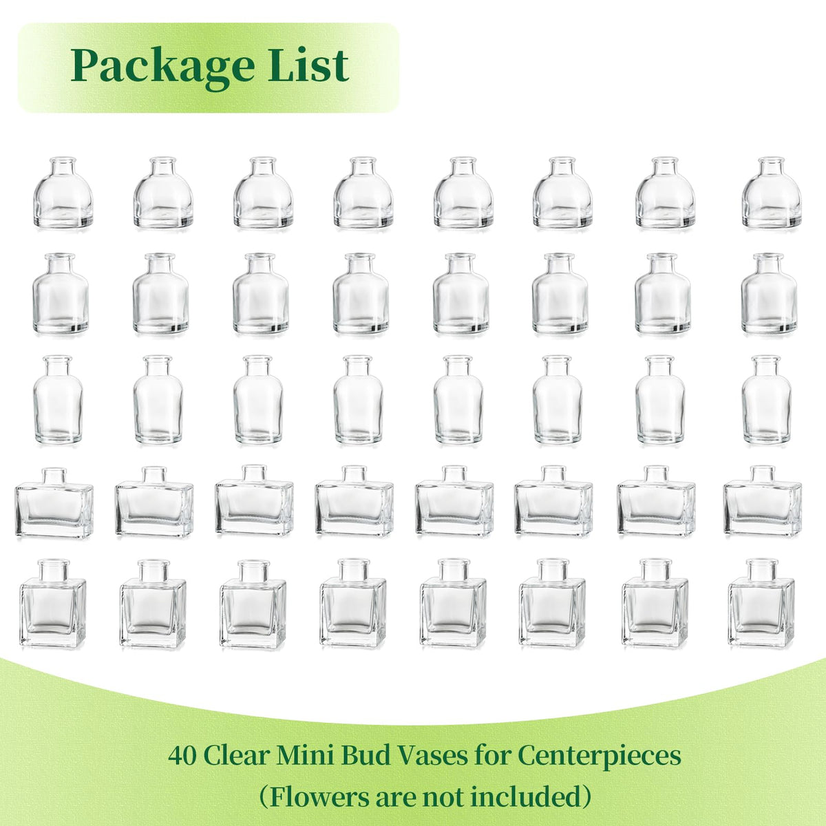 Hewory versatile vases suit home, office, and events