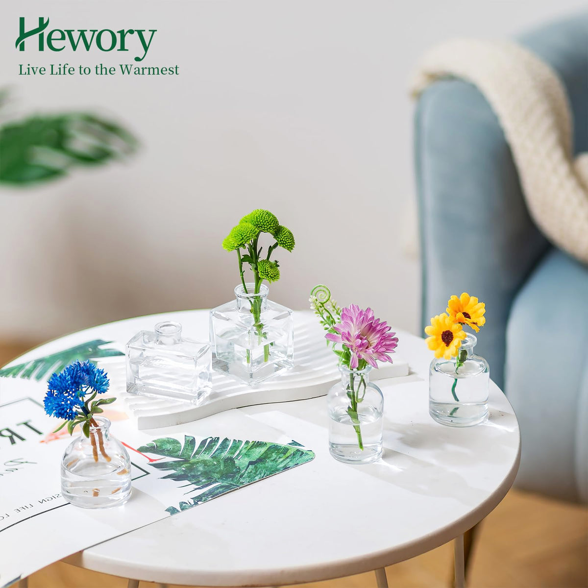Hewory wedding table decor bud vases elevate centerpieces with clarity