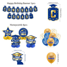 HEWUAUL class-of-2026-backdrop highlights the milestone with rich blue-gold tones