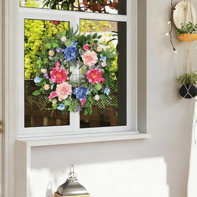 Hey Beky indoor-outdoor friendly wreath suits doors, walls, or fireplace mantels with style.