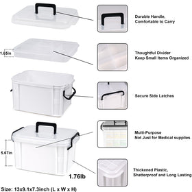 HEY FOLY sturdy handle enables portable first-aid box use