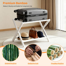 Heybly luggage rack easy assembly with no tools required
