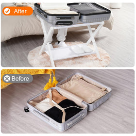 Heybly white finish blends with guest rooms and hotel-inspired interiors