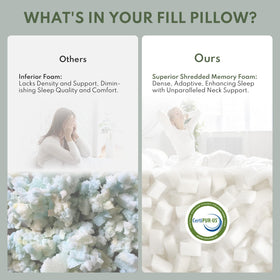 HEYCUZI king size pillows on bed highlight cooling comfort during warm nights.
