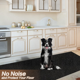 Heyroll laundry room carpet that's easy to clean and quick to dry.