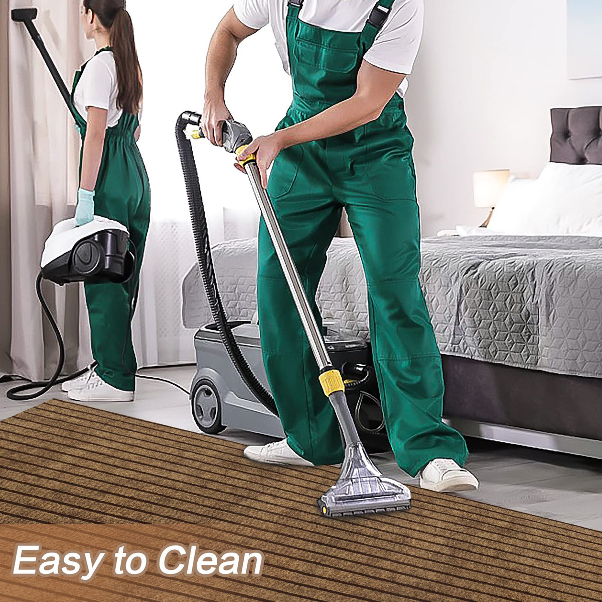 Heyroll rv-boat-aisle rug stripe brown suits on-the-go spaces with portable convenience.