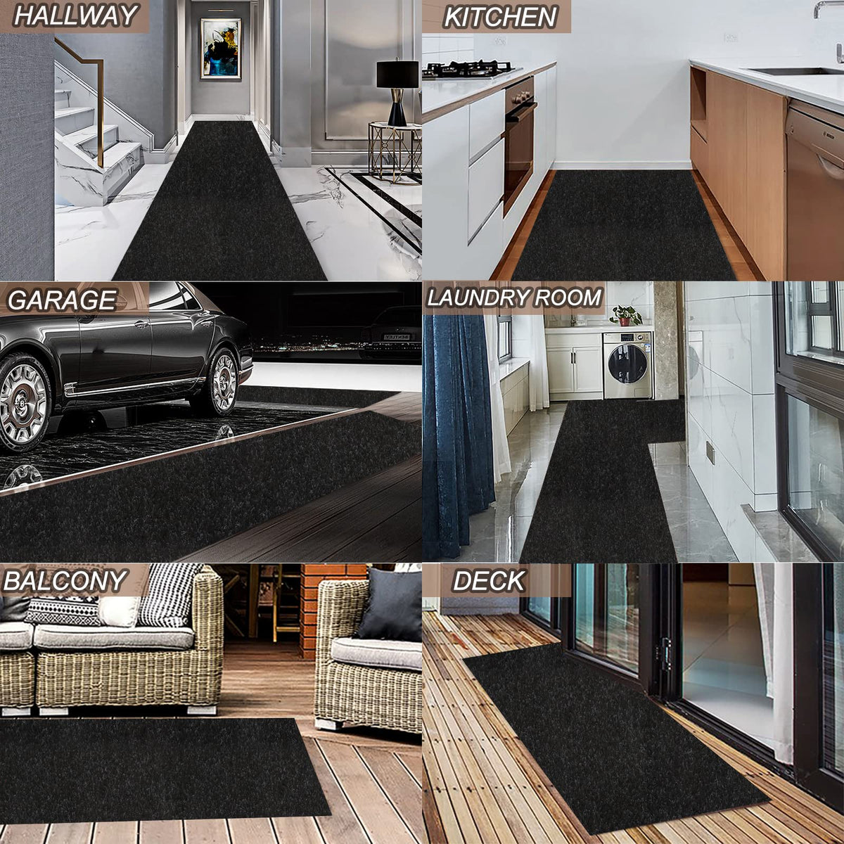 Heyroll stain-resistant polypropylene rug maintains color in busy homes.