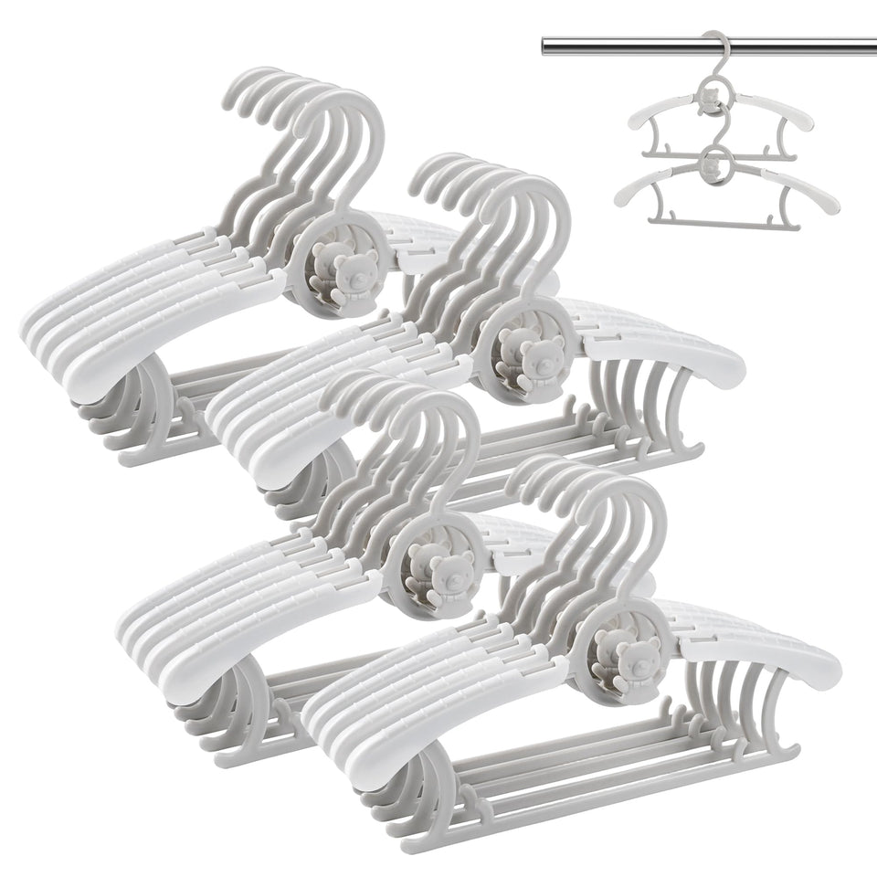 HGYZE baby nursery hangers for organized newborn outfits
