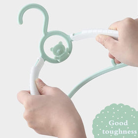 HGYZE compact infant hangers maximize nursery space