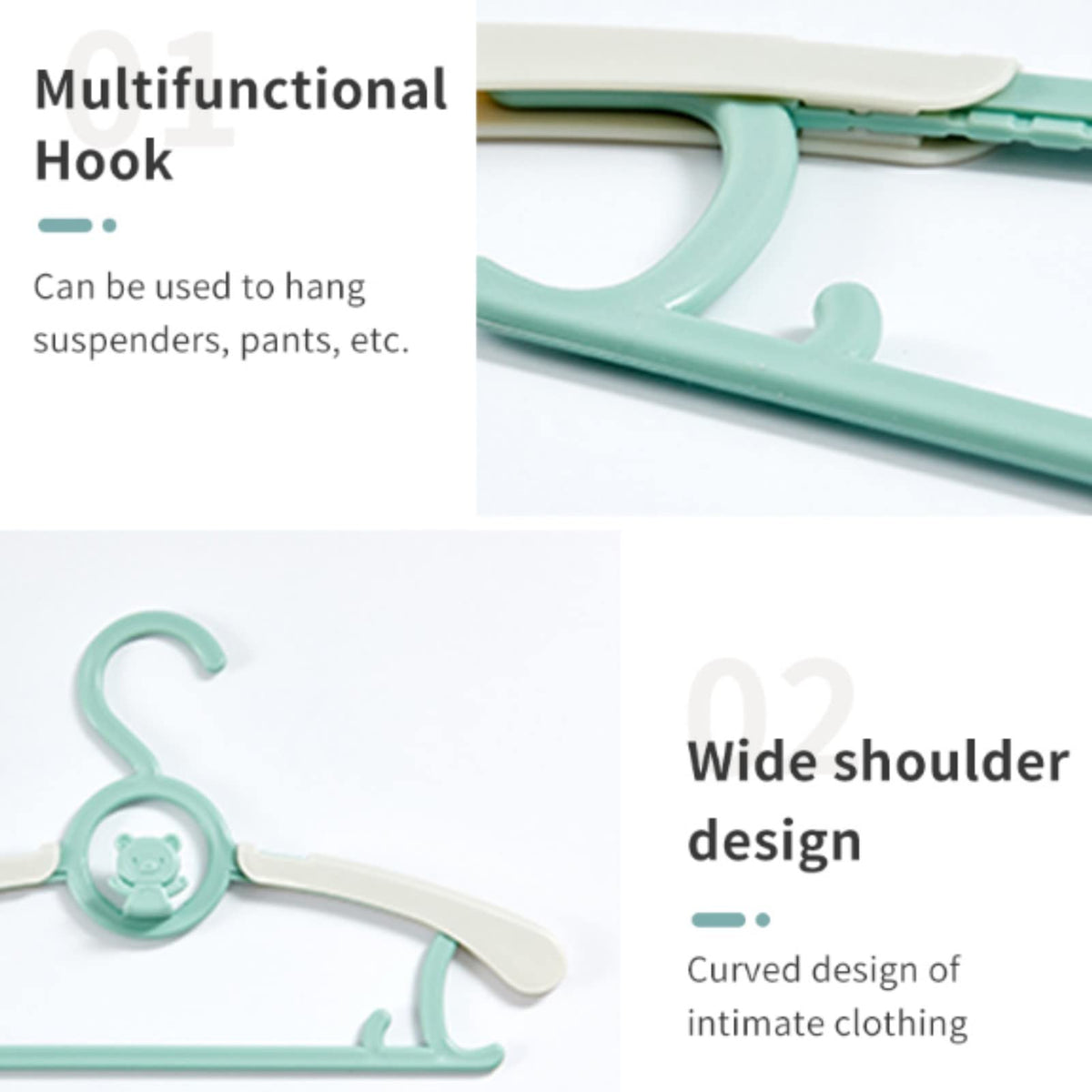 HGYZE durable infant hanger supports up to 11 pounds
