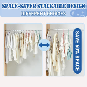 HGYZE ultra-thin profile maximizes closet space.