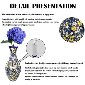 HHSME 3D Puzzle Vase office decor enhances desk aesthetics with a playful twist.